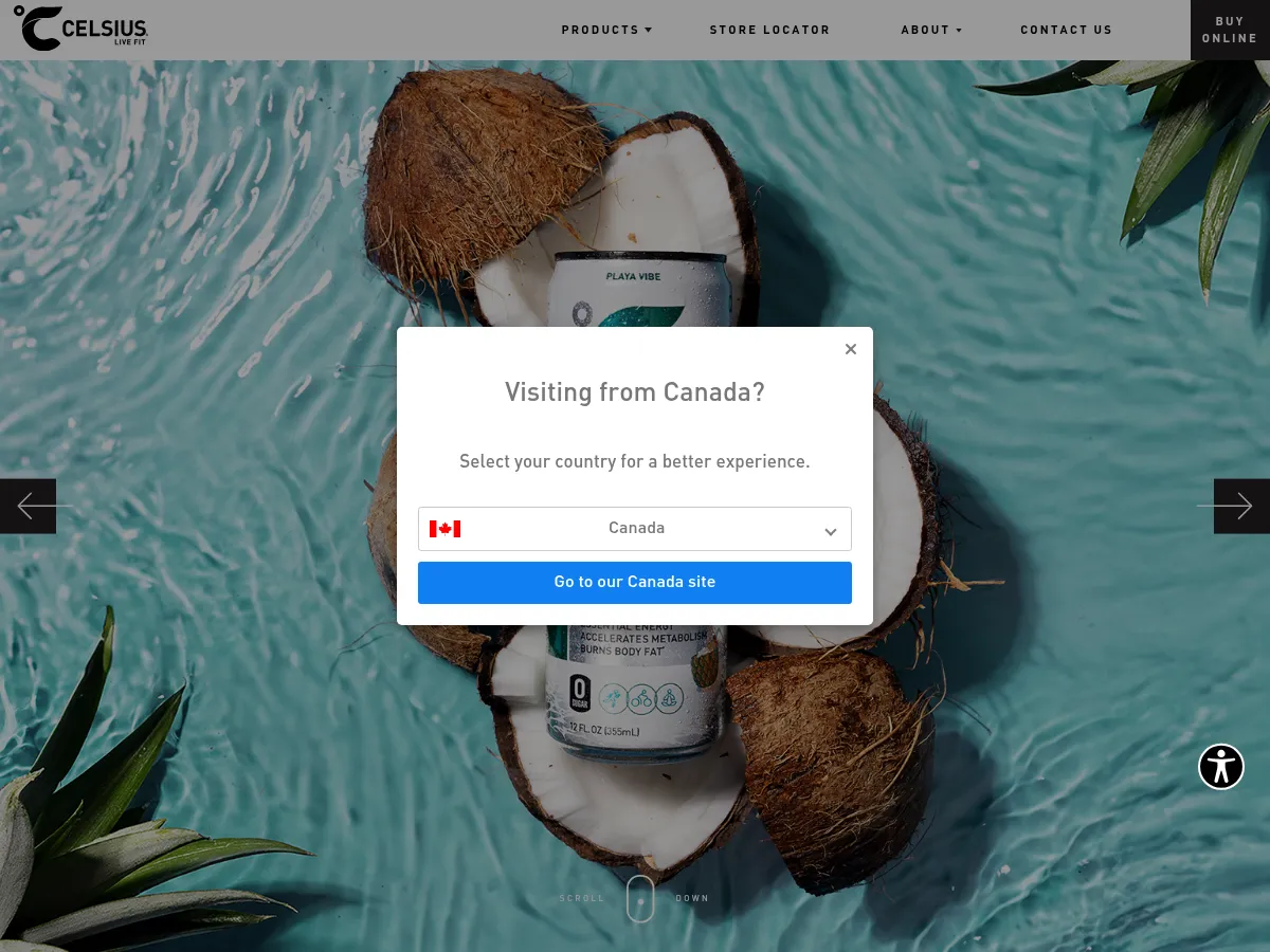 Celsius Holdings Screenshot