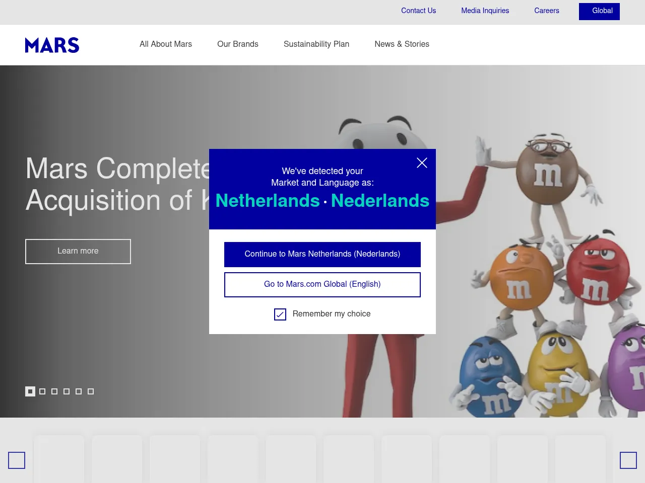 Mars, Incorporated Screenshot