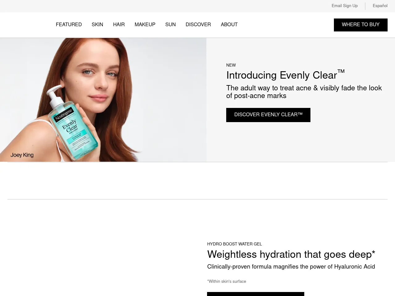 Neutrogena Screenshot