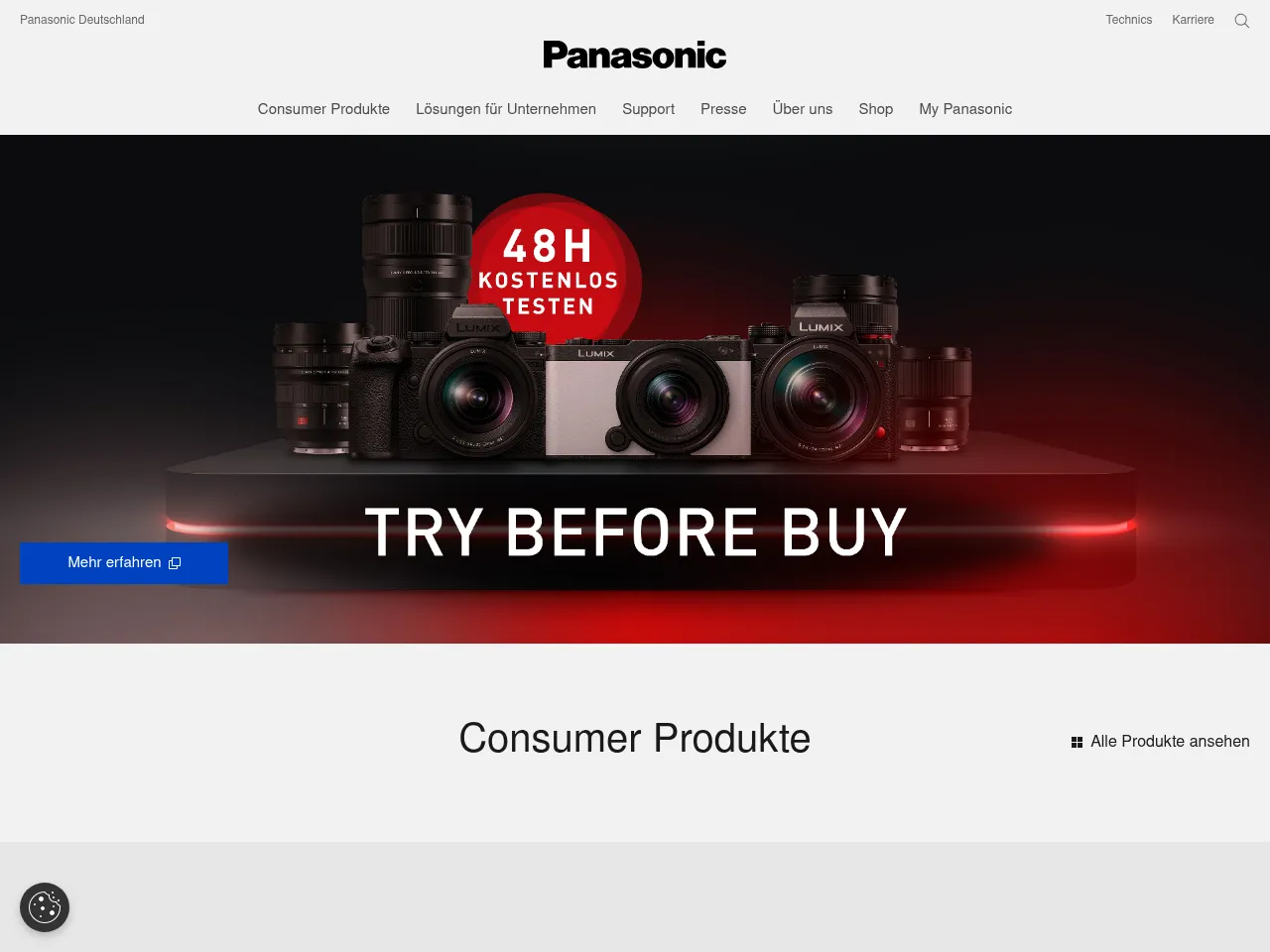 Panasonic Screenshot