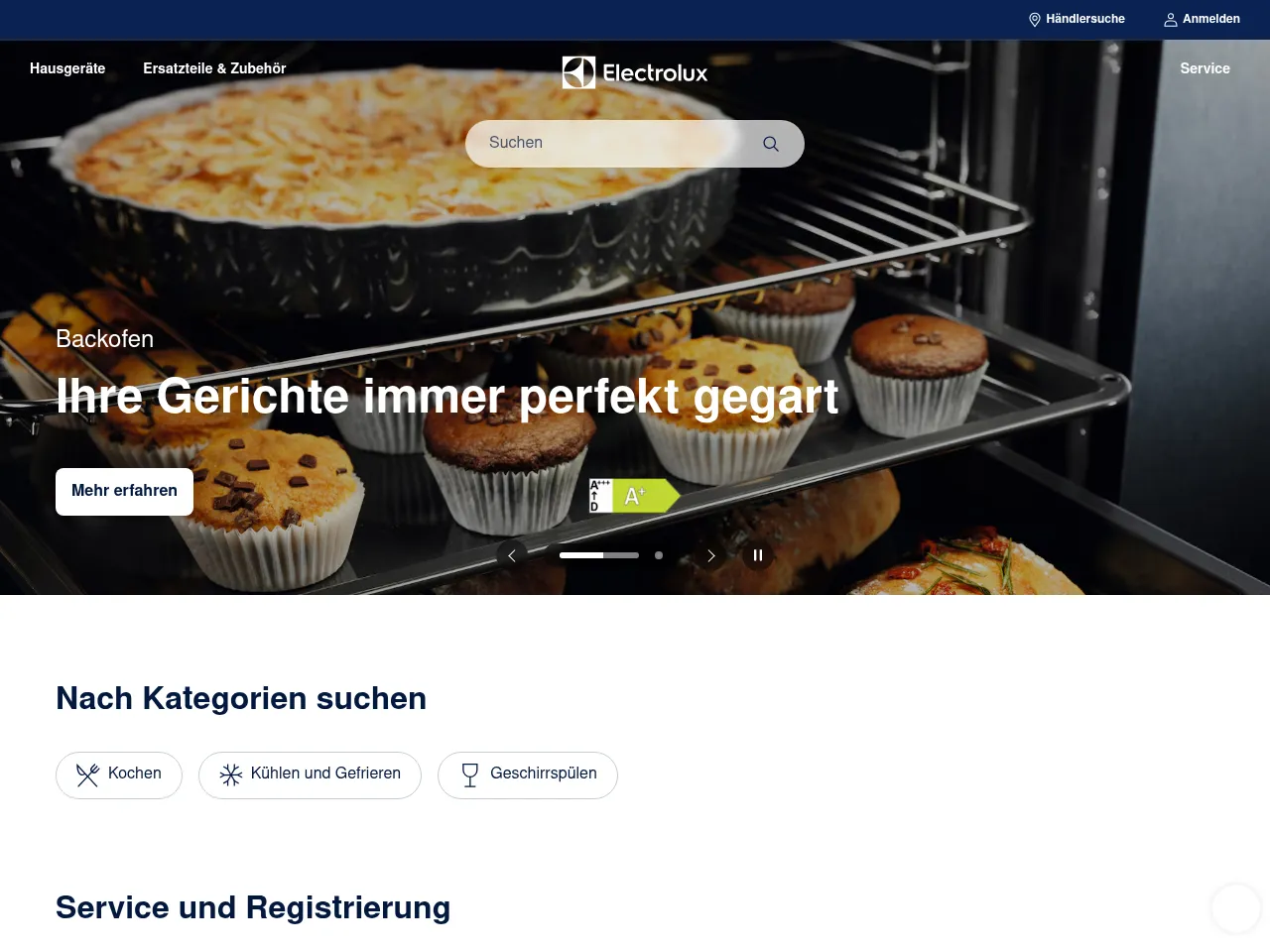 Electrolux Screenshot