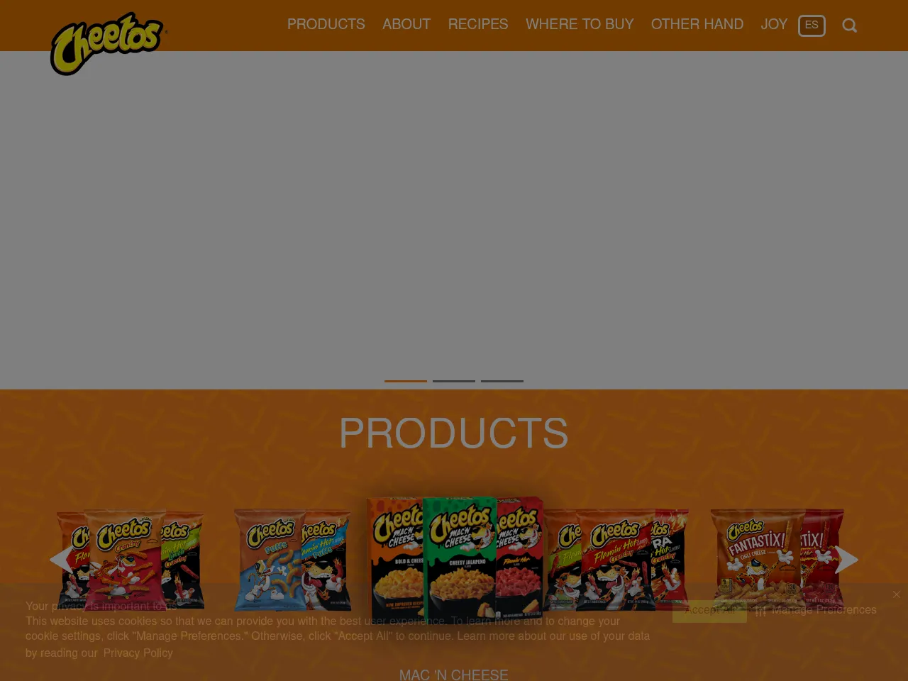 Cheetos Screenshot