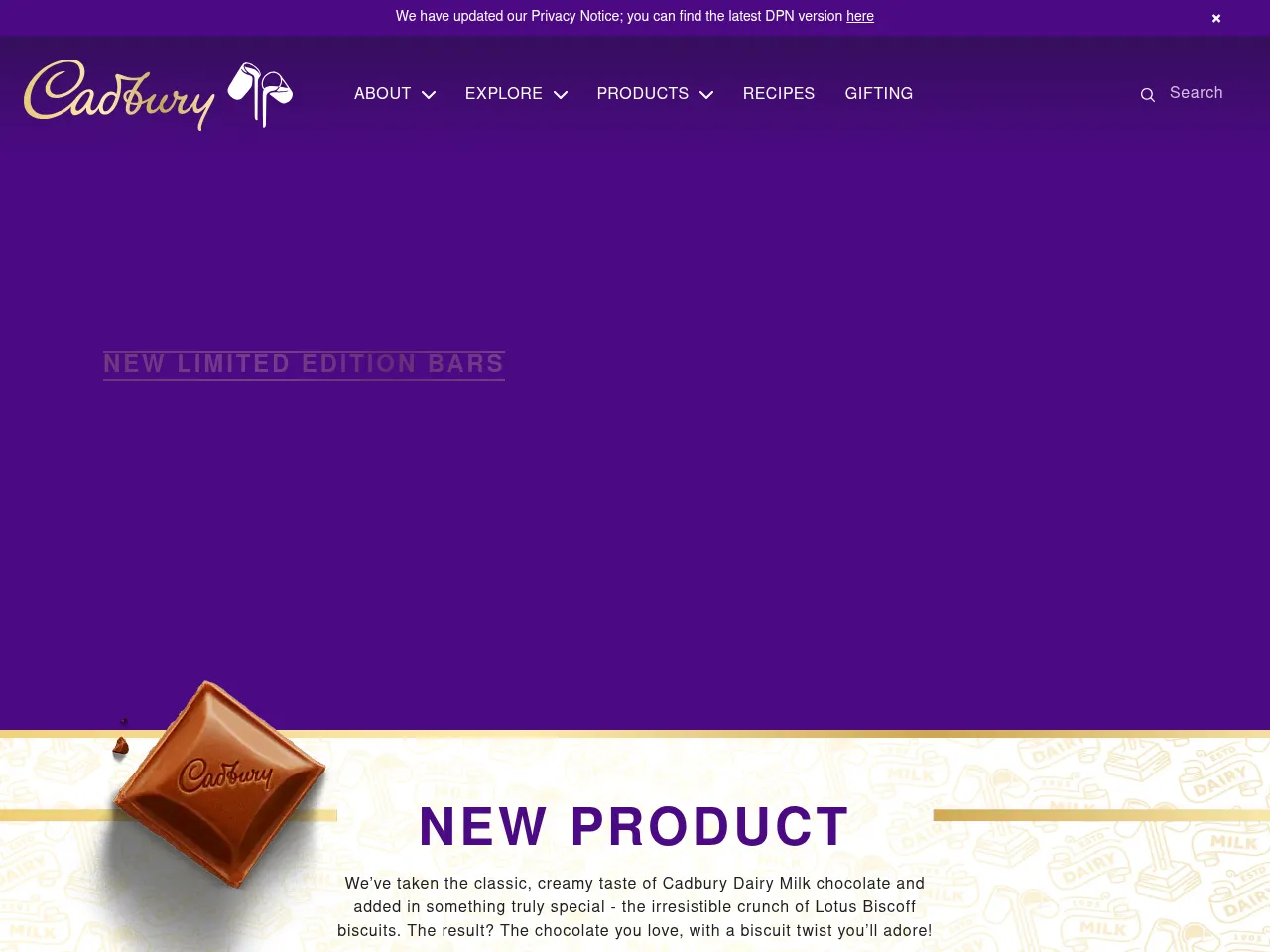 Cadbury Screenshot