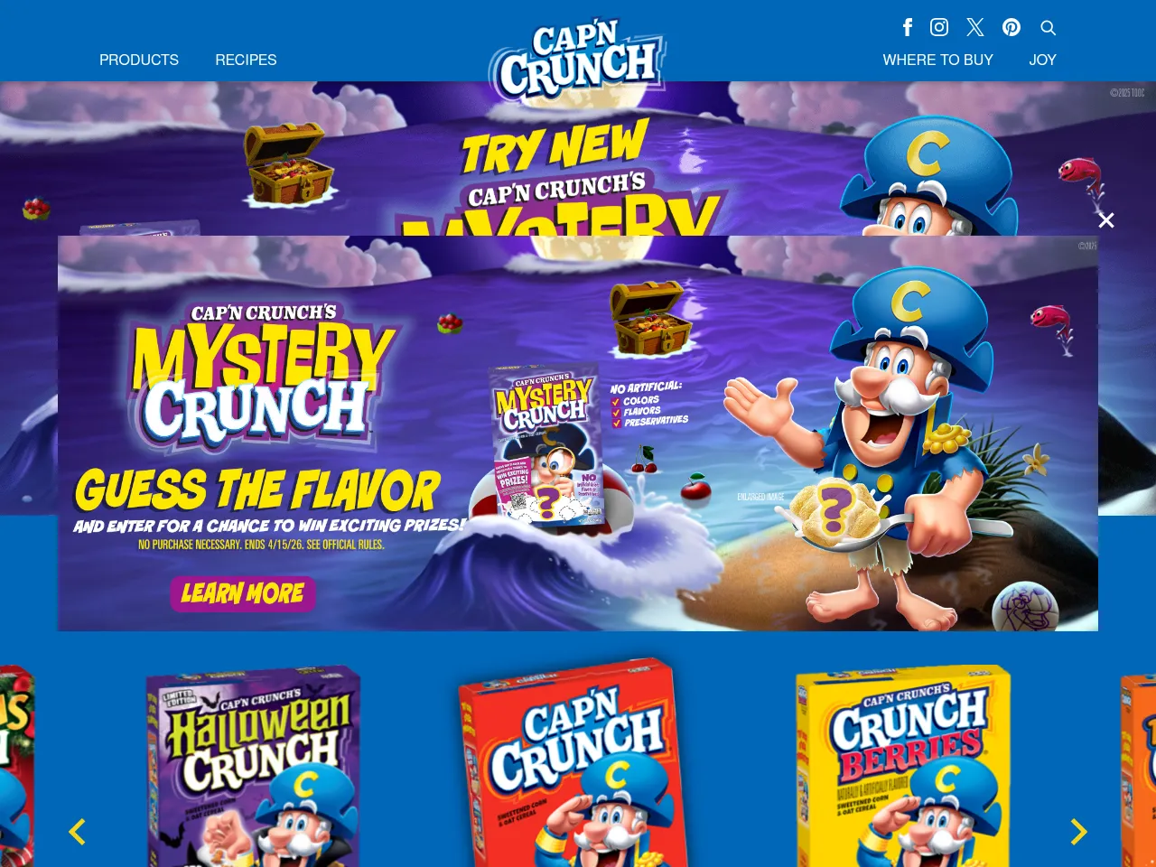 Cap'n Crunch Screenshot