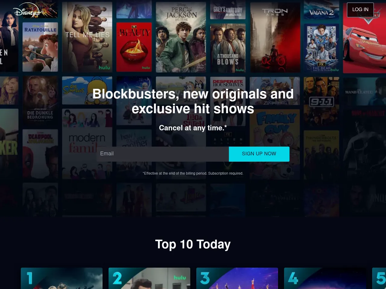 Disney+ Screenshot