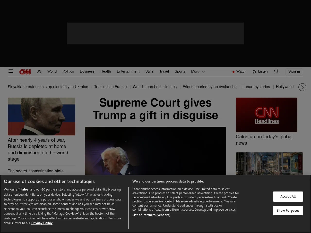 CNN Screenshot