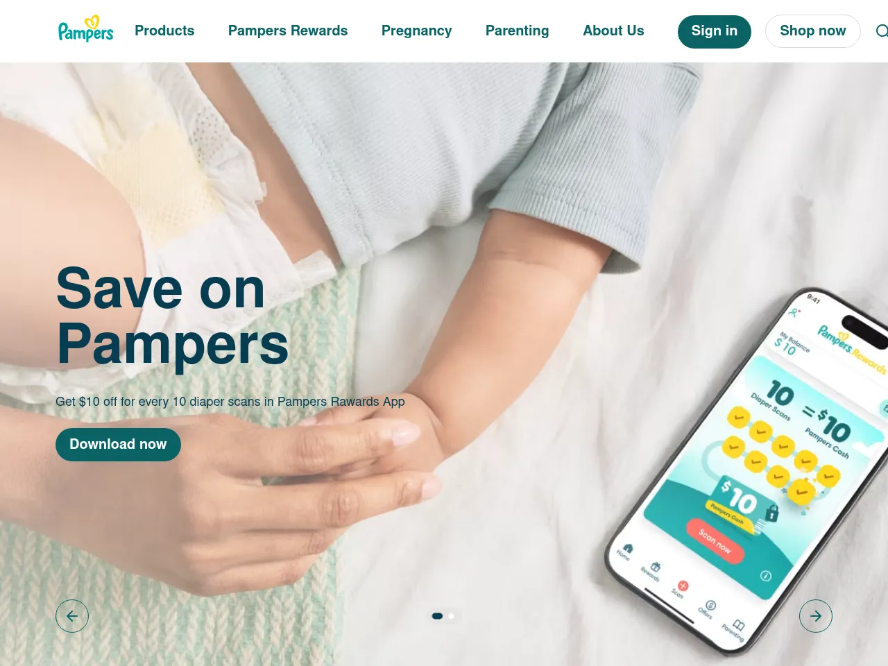 Pampers Screenshot