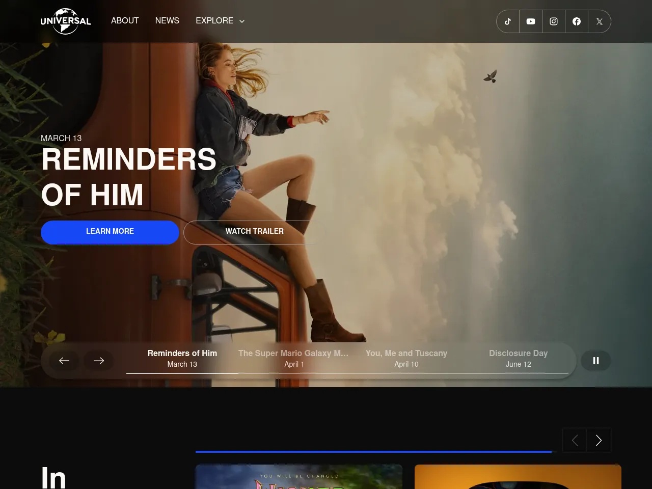 Universal Pictures Screenshot