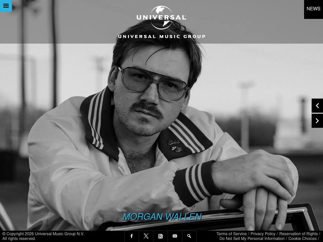 Universal Music Group Screenshot