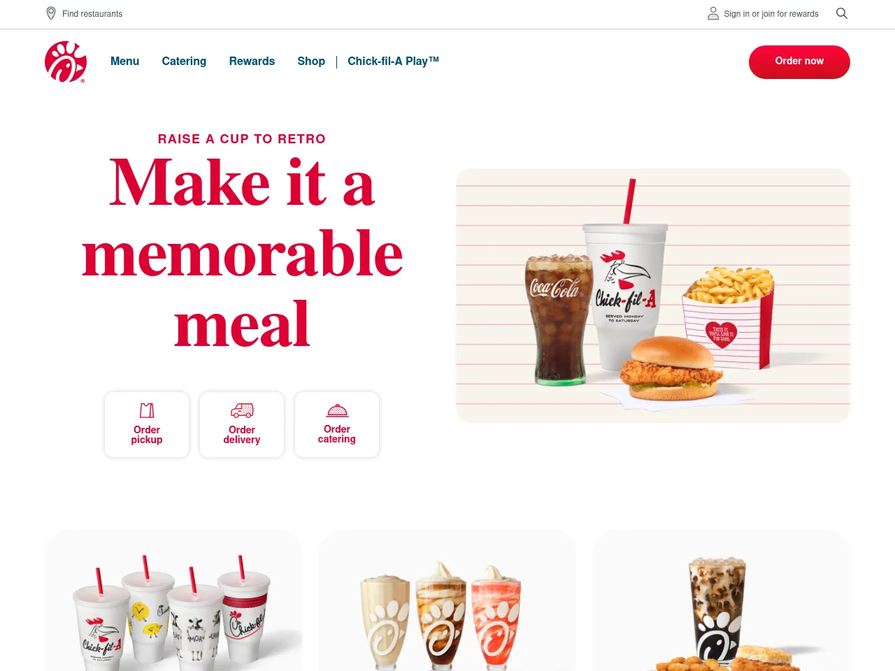 Chick-fil-A Screenshot