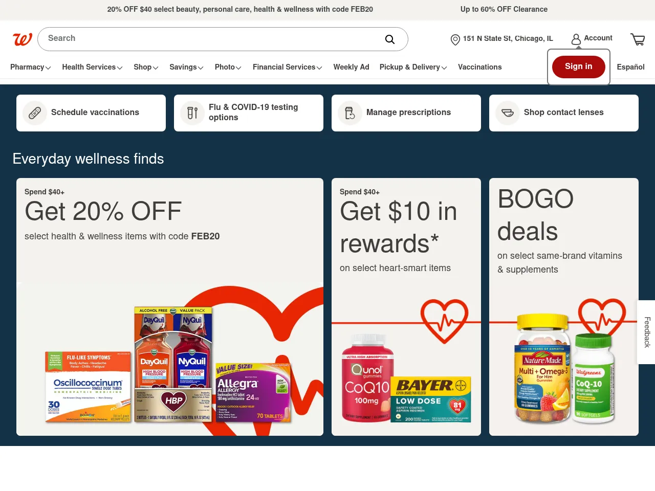 Walgreens Screenshot