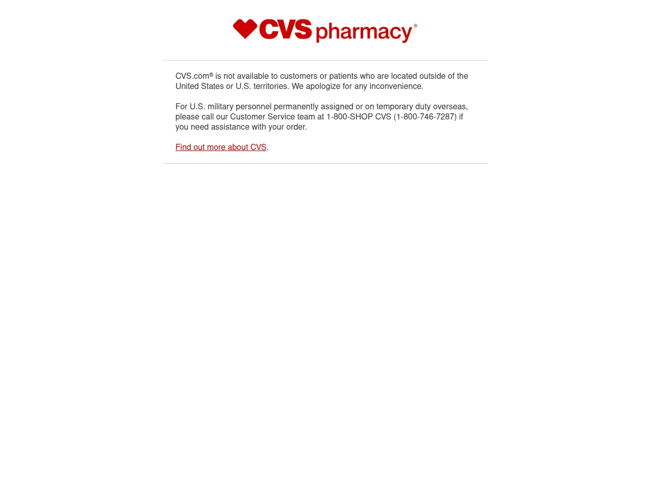CVS Screenshot