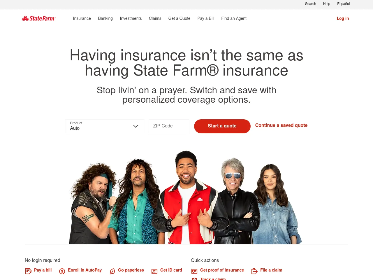 State Farm Screenshot