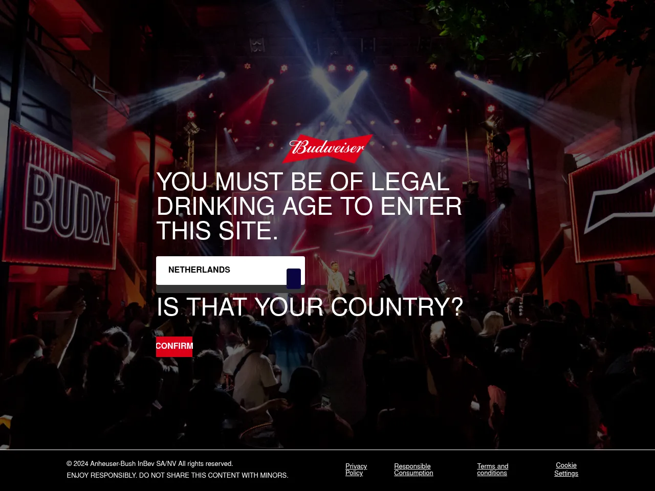 Budweiser Screenshot