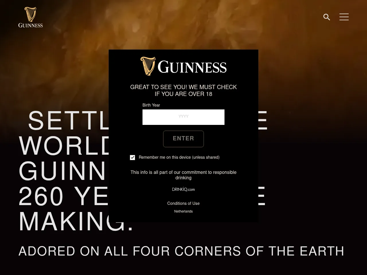 Guinness Screenshot