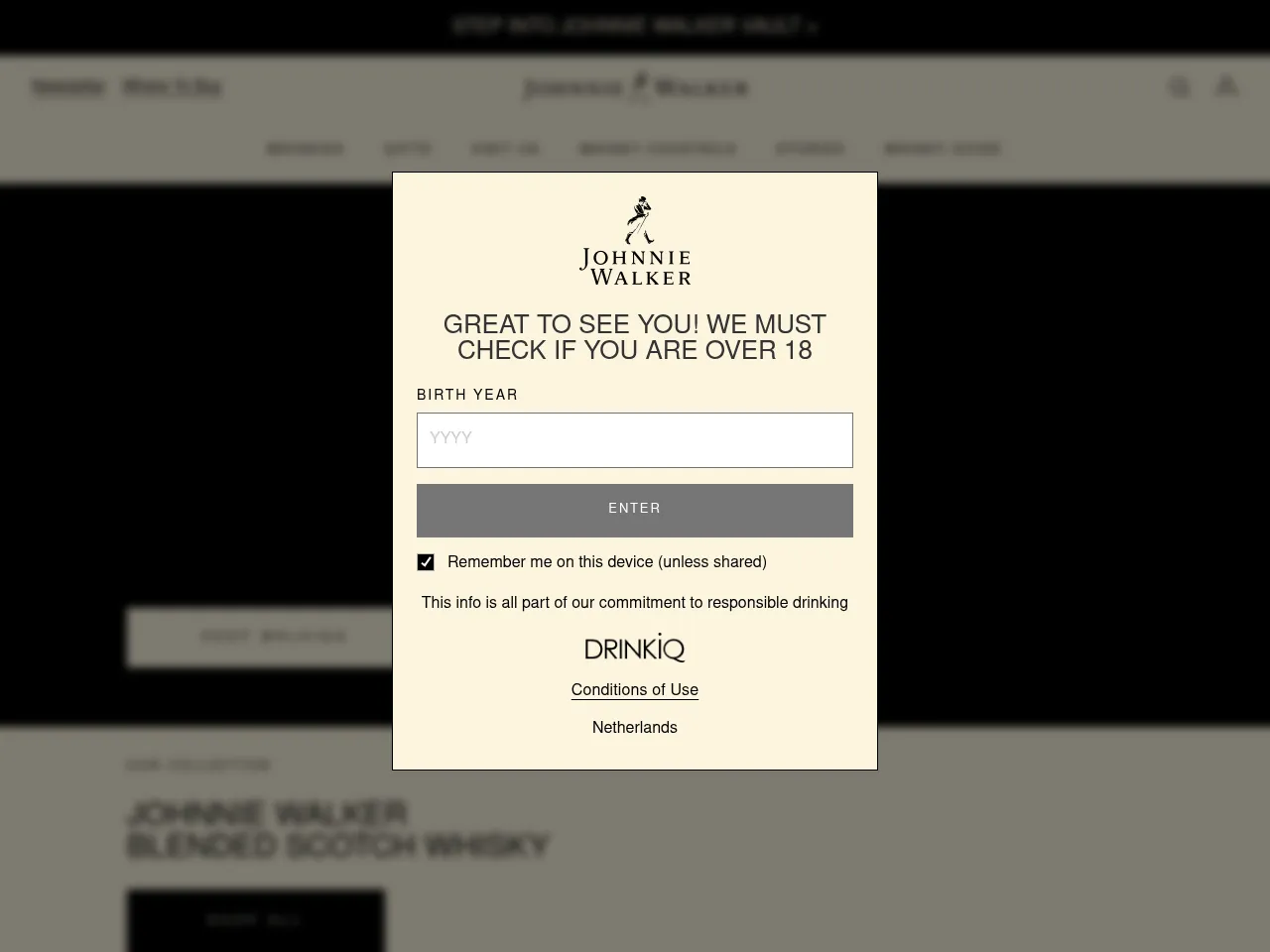 Johnnie Walker Screenshot