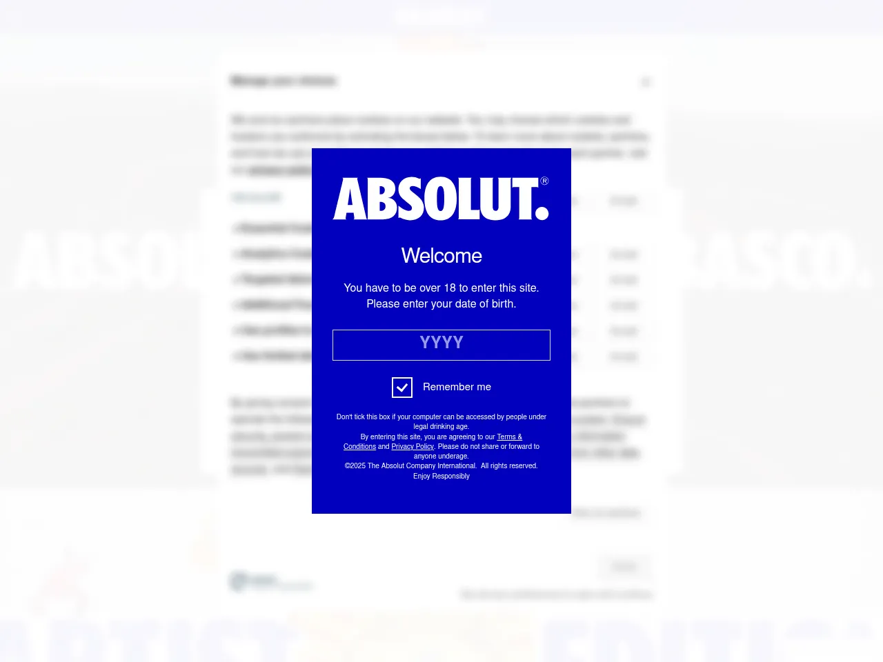 Absolut Vodka Screenshot