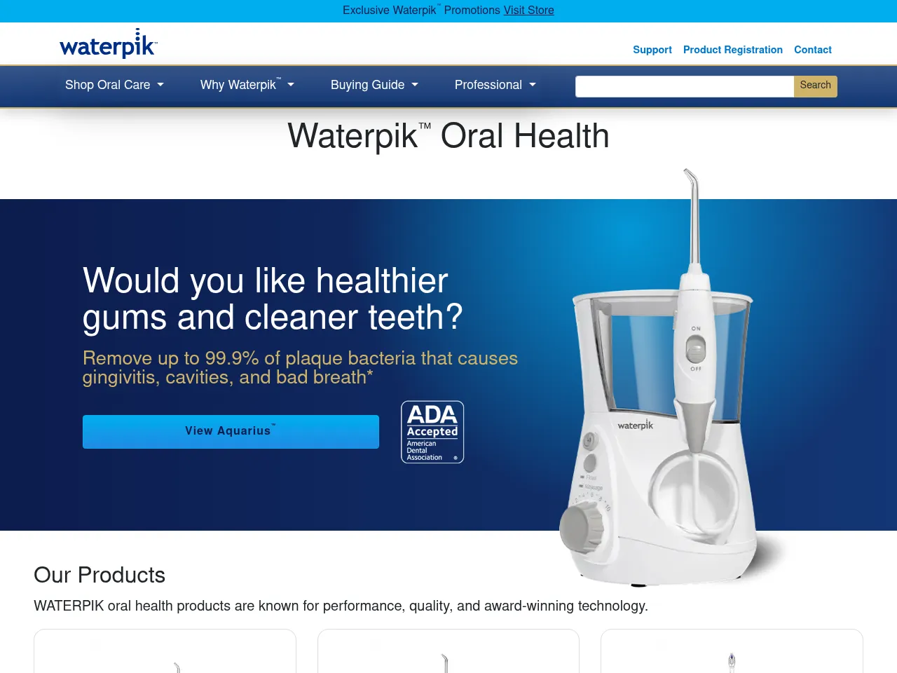 Waterpik Screenshot