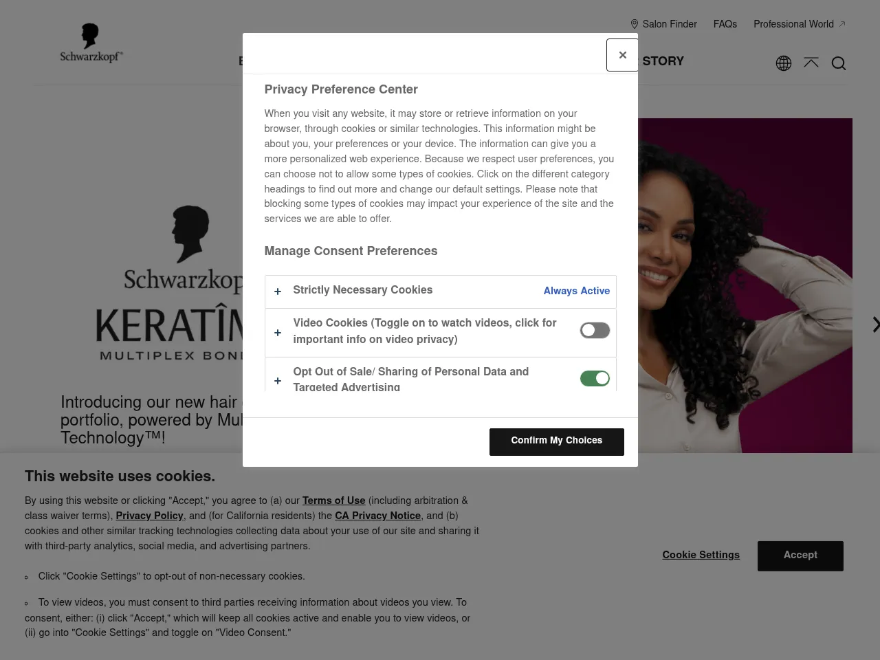 Schwarzkopf Screenshot