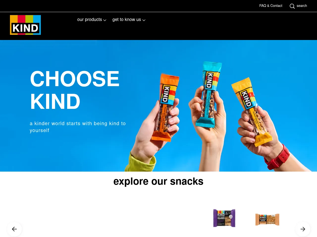 KIND Snacks Screenshot