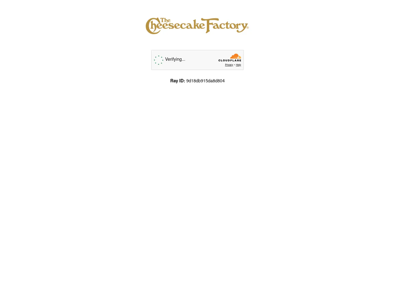 The Cheesecake Factory Screenshot