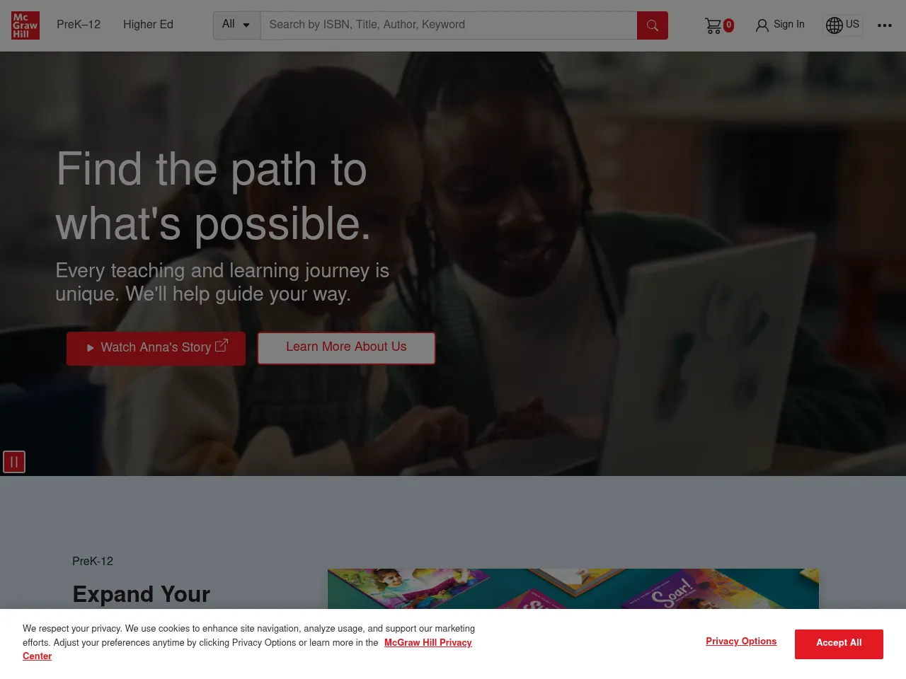 McGraw Hill Screenshot