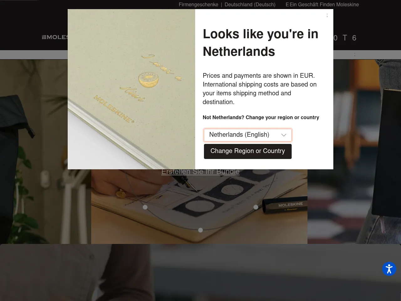 Moleskine Screenshot