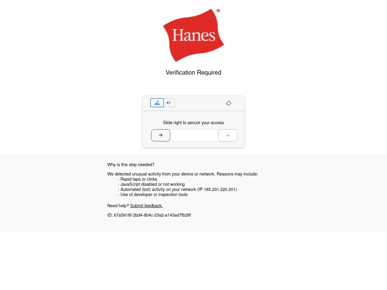 Hanes Screenshot