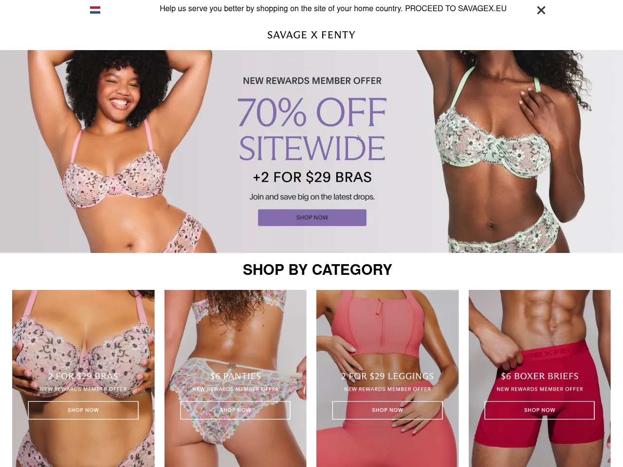 Savage X Fenty Screenshot