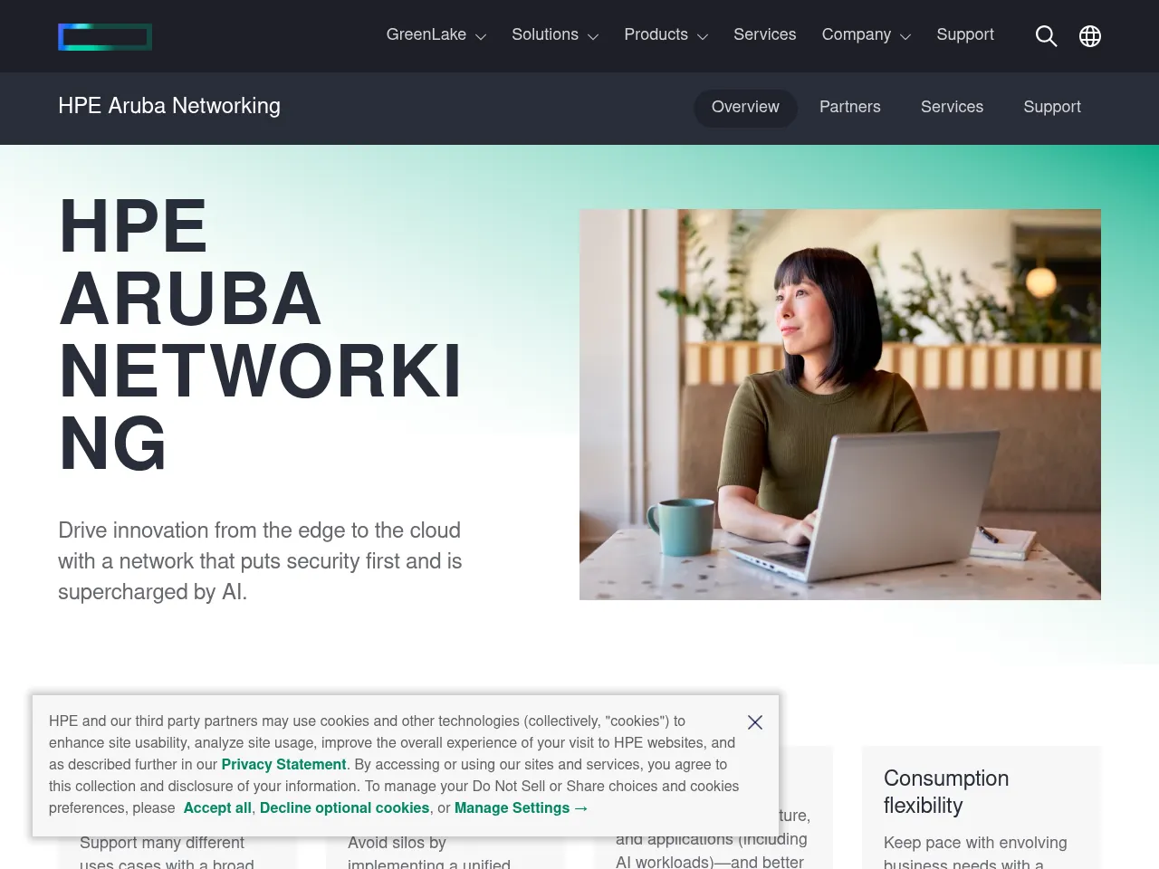 Aruba Networks Screenshot