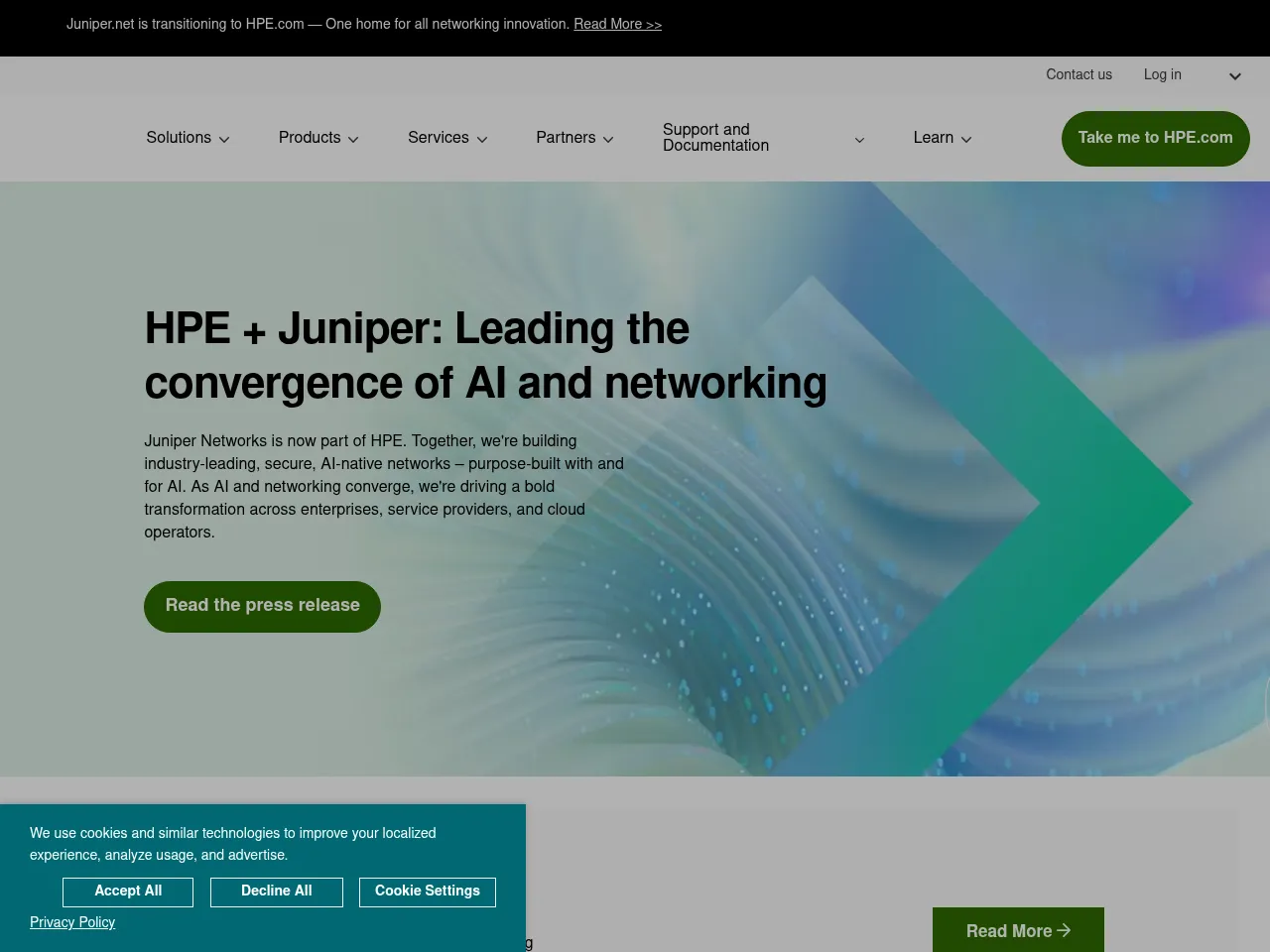 Juniper Networks Screenshot
