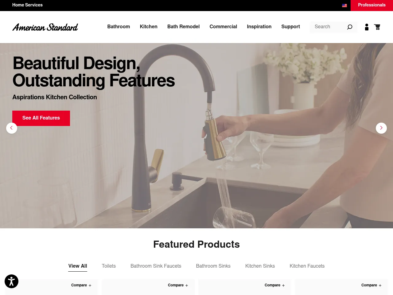 American Standard Screenshot