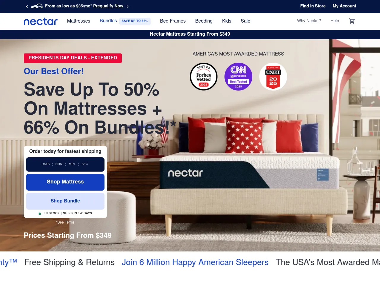 Nectar Sleep Screenshot