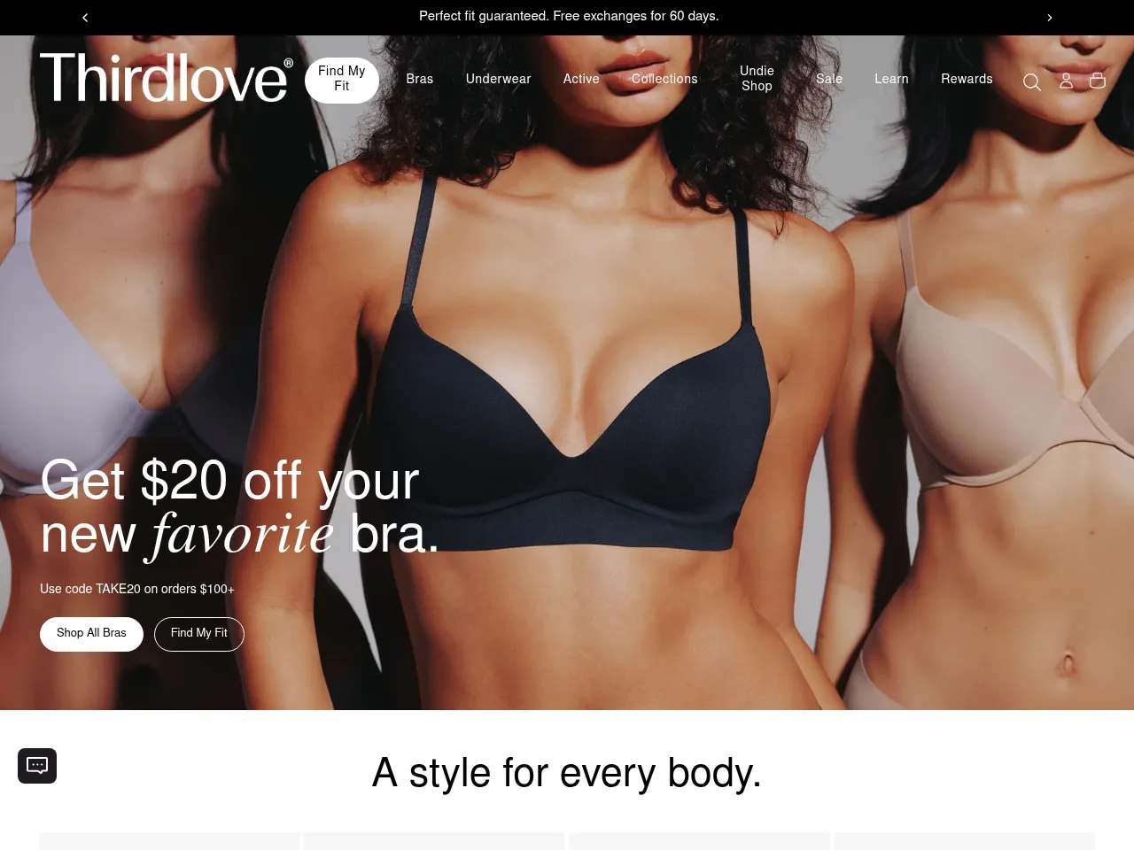 ThirdLove Screenshot