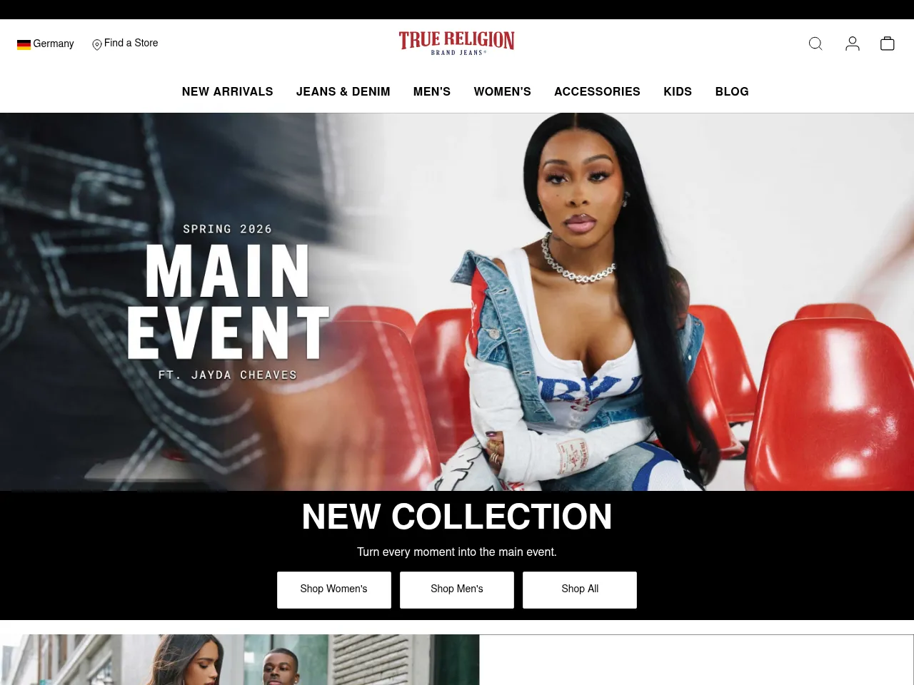 True Religion Screenshot