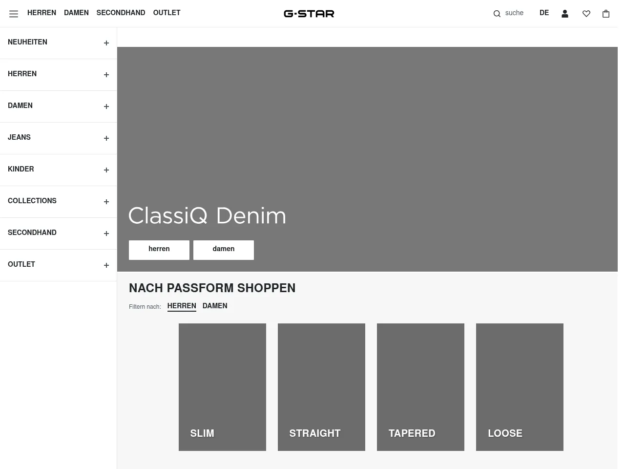 G-Star Raw Screenshot