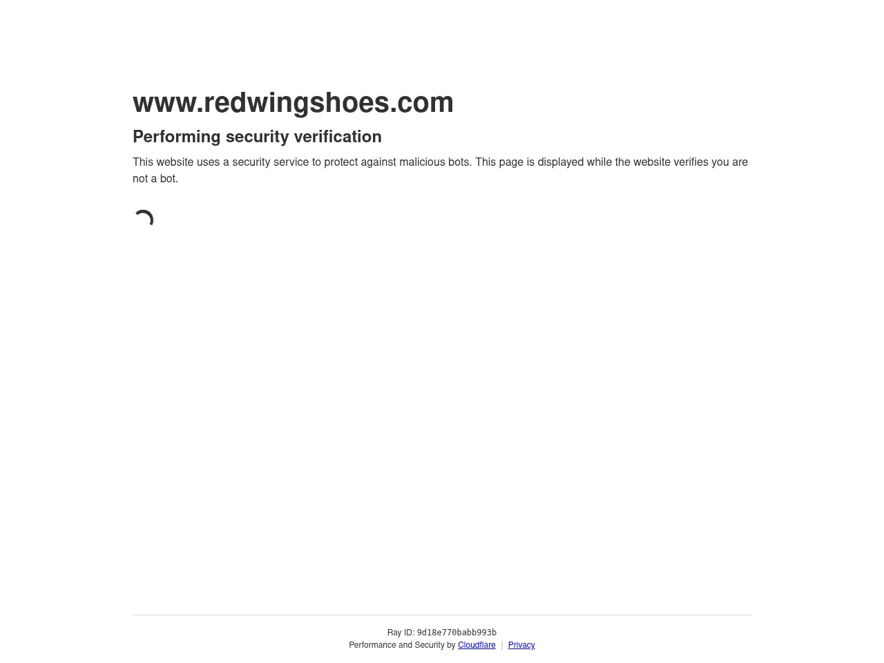 Red Wing Shoes Screenshot